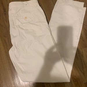 J Crew urban slim fit pant 33x34 white almost new.